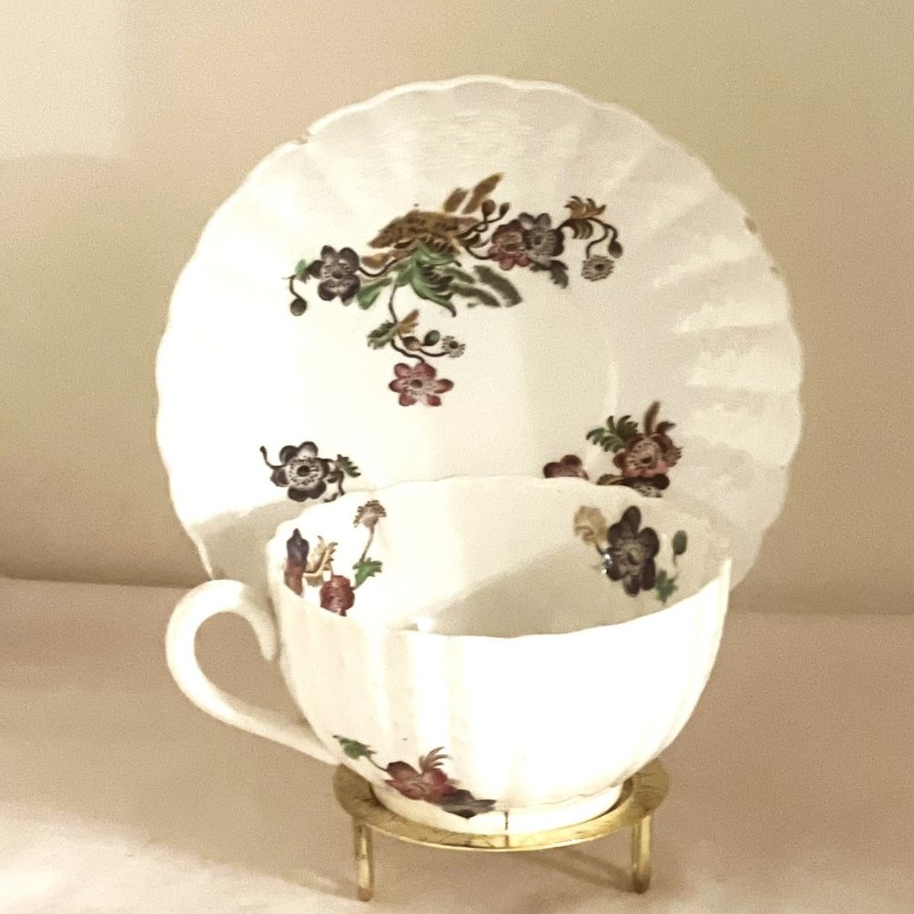 Vintage Copeland Spode Wicker Lane Cup & Saucer